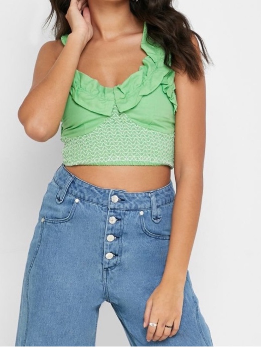 House of Sunny Ruffle Top